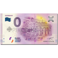 0 Euro note 2018 Football World Cup