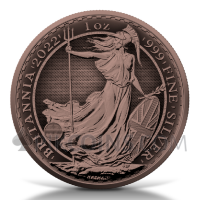 Britannia - Antique Copper Plated - 2 £ 2022