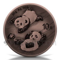 Panda - Antique Copper Plated - 10¥ 30g 2022