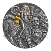 The Whore of Babylon 3000 Francs 3oz Cameroon 2022