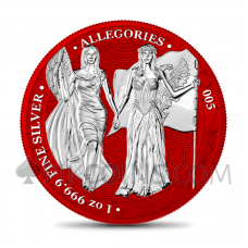 The Allegories - Columbia & Germania 1oz - Space Red