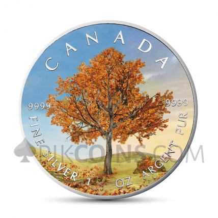 Maple Leaf 5 CAD 2019 - "Four Seasons" Serie - Autumn