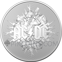AC/DC 1 AUD 1oz silver Australia 2021