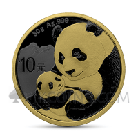 Panda 10 Yuan 2019 - Golden Ring