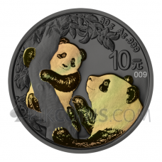 Panda - Golden Holo 10¥ 30g China 2021