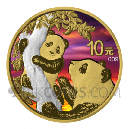 Panda - Sunset 10¥ 30g China 2021