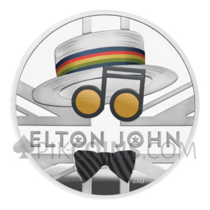 Elton John 2£ 1oz Proof United Kingdom 2020