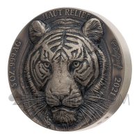 Tiger - Big Five Asia 5000 Francs 5oz Ivory Coast 2021