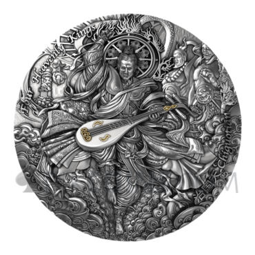 Chiguotian - Four Heavenly Kings Series 5$ 2oz Niue 2021