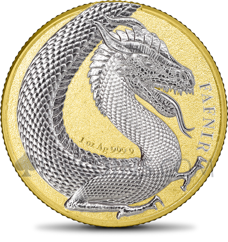 Germania Beasts - Fafnir Gold 2020 Coin - Modern numismatic coins ...