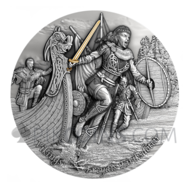 Vikings - Freydis Eiriksdottir 5$ 2oz Niue 2021