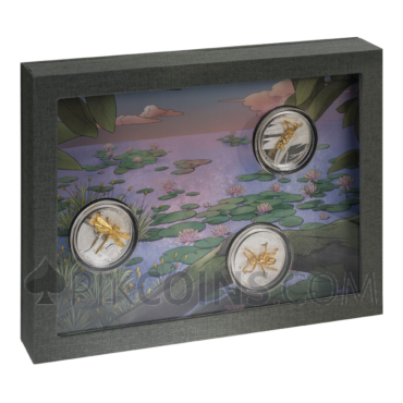 Golden Insects II silver set 5$ 3x1oz Samoa 2022