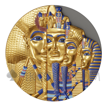 King Tut's Tomb - "Missing Treasures" 5$ 2oz Niue 2022