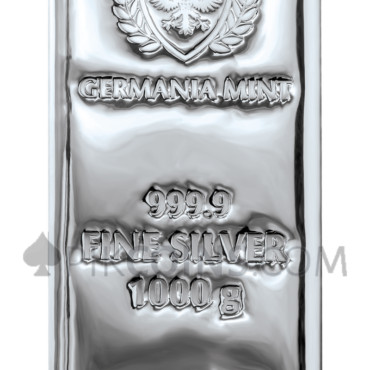 Silver Cast Bar 1000g - Germania Mint