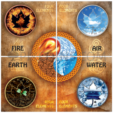 Maple Leaf 5 CAD 2018 - "Four Elements" Series - Air