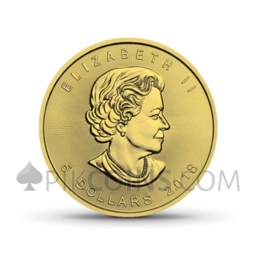 Maple Leaf 5 CAD 2018 - "Four Elements" Series - Earth