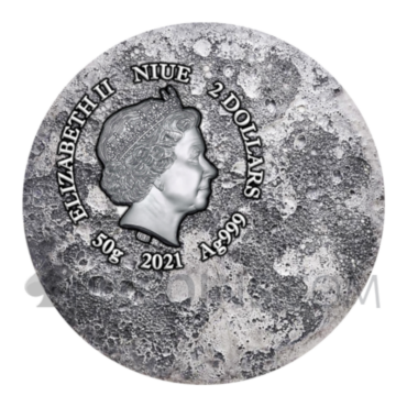 Moon Rabbit - Oriental Culture Collection 2$ 50g Niue 2021