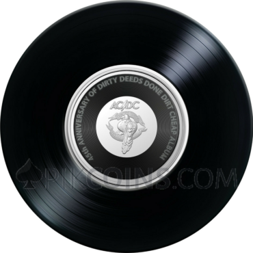 AC/DC 7x20 Cents Coins Set Australia 2020/2021