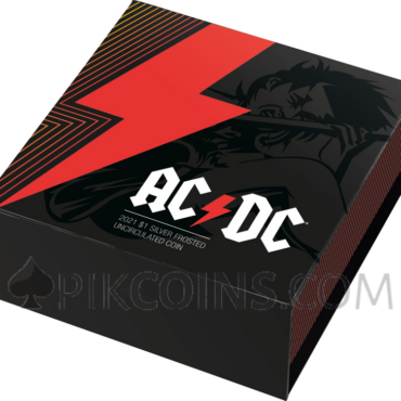 AC/DC 1 AUD 1oz silver Australia 2021