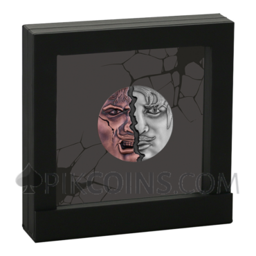 Alter Ego - Two Sides of Human Nature 2000 Francs CFA 2oz Republic of Cameroon 2022