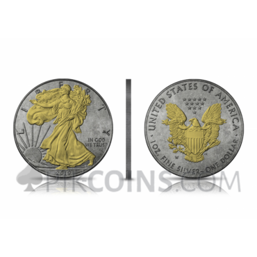 American Eagle 1 USD 2019 - Antique Gold