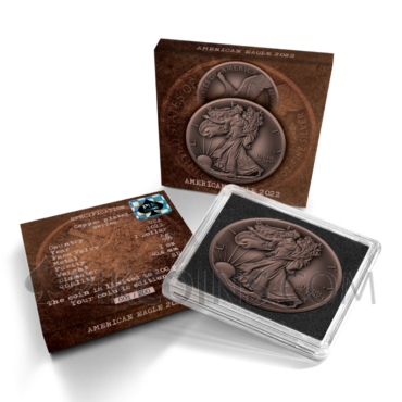 American Eagle - Antique Copper Plated - 1 USD 2022