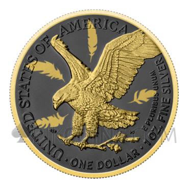 American Eagle 1 USD 1oz 2022 - Golden Ring