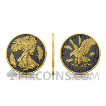American Eagle 1 USD 1oz 2022 - Golden Ring
