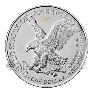American Eagle - The New Heritage 1 USD 2 x 1oz Set USA 2021