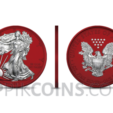 American Eagle 1 USD 2019 - Space Red