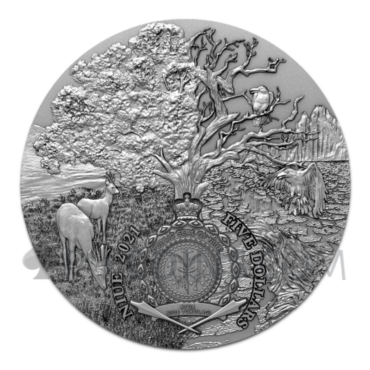 Angels and Demons - Lucifer 5 Dollars 2oz Niue 2021