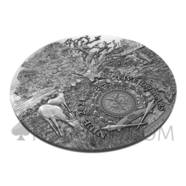 Angels and Demons - Lucifer 5 Dollars 2oz Niue 2021