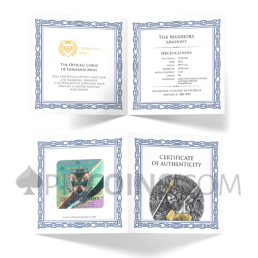 Arminius - The Warriors 10 Mark 2oz 2022