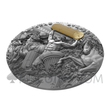 Augean Stables - Twelve Labours of Hercules 5$ 2oz Niue 2021