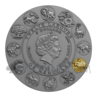 Augean Stables - Twelve Labours of Hercules 5$ 2oz Niue 2021