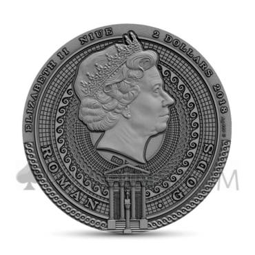 Bellona - Roman Gods 2$ 2oz Niue Island 2018