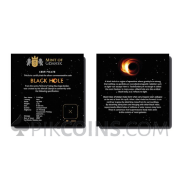 Black Hole 5$ 2oz Niue 2021
