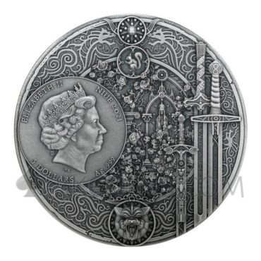 The Witcher - Blood of Elves 5$ 2oz Niue 2021