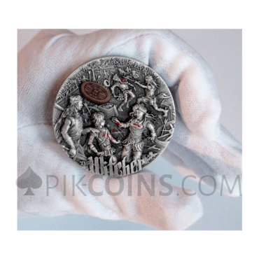 The Witcher - Blood of Elves 5$ 2oz Niue 2021