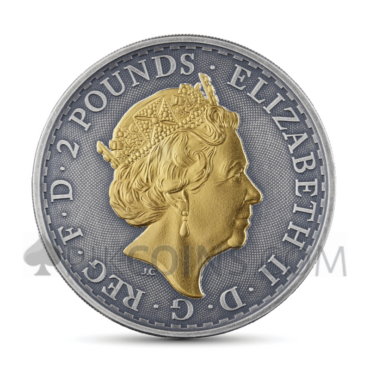 Britannia 2 £ 2019 - Antique Gold