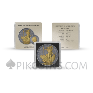 Britannia 2 £ 2019 - Antique Gold