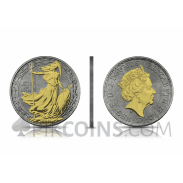 Britannia 2 £ 2019 - Antique Gold