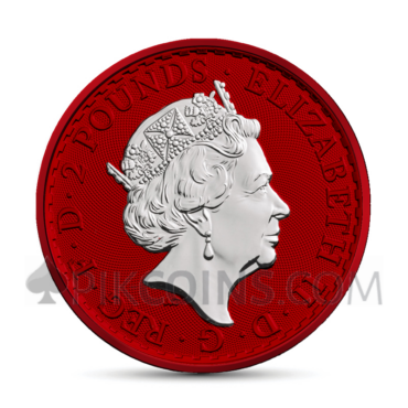 Britannia 2 £ 2019 - Space Red