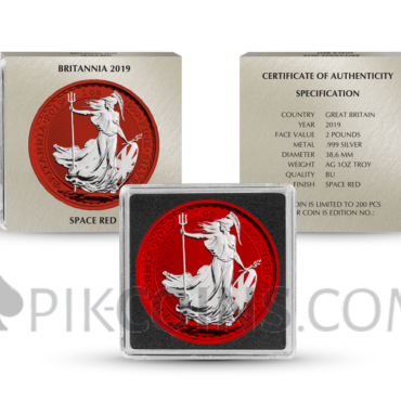 Britannia 2 £ 2019 - Space Red