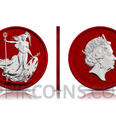 Britannia 2 £ 2019 - Space Red
