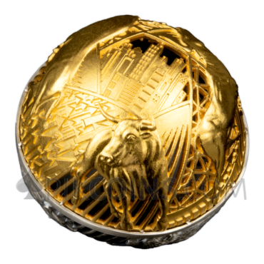 Bull & Bear Spherical 3D 5$ 2oz Samoa 2022