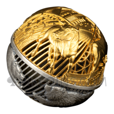 Bull & Bear Spherical 3D 5$ 2oz Samoa 2022