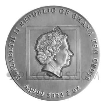 Busy Ants - Nature Architects 10 Cedis 2oz Rebublic of Ghana 2022