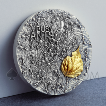 Busy Ants - Nature Architects 10 Cedis 2oz Rebublic of Ghana 2022