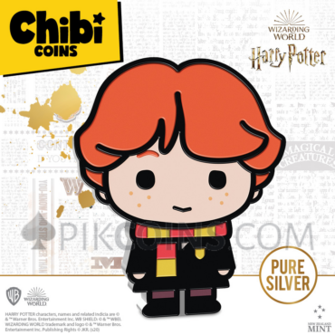 Chibi Ron Weasley - Harry Potter Series 2$ 1oz Niue 2020